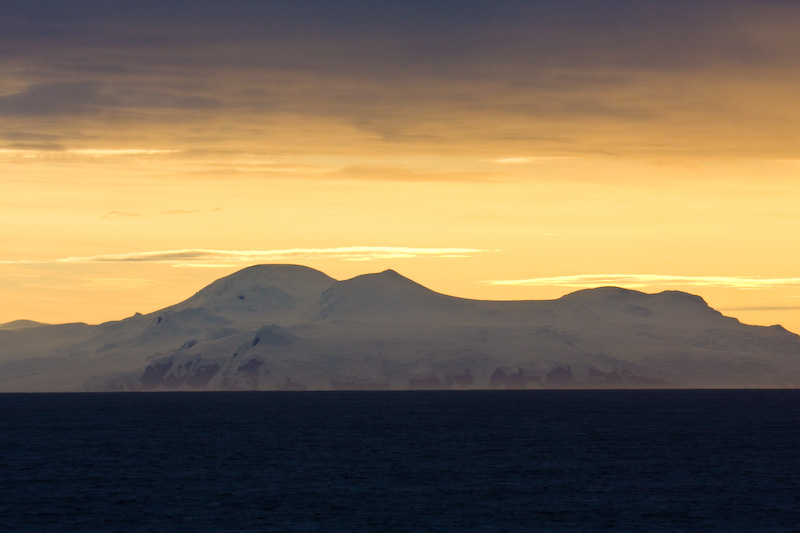 Sunset Over The Antarctic Peninsula